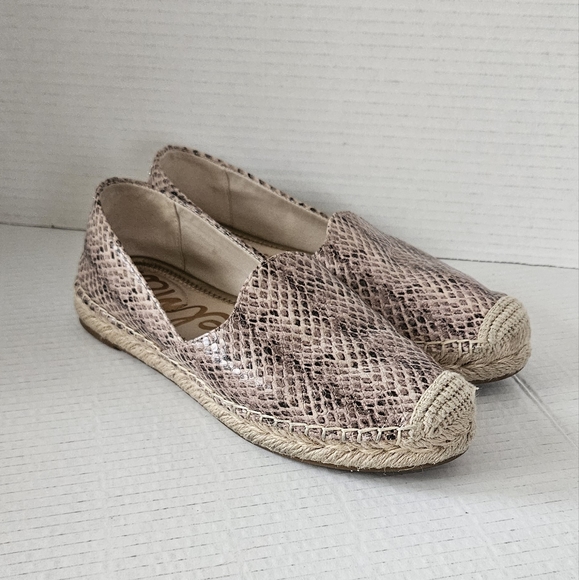 Sam Edelman Shoes - Sam Edelman snake skin pattern espadrilles size 6.5‎